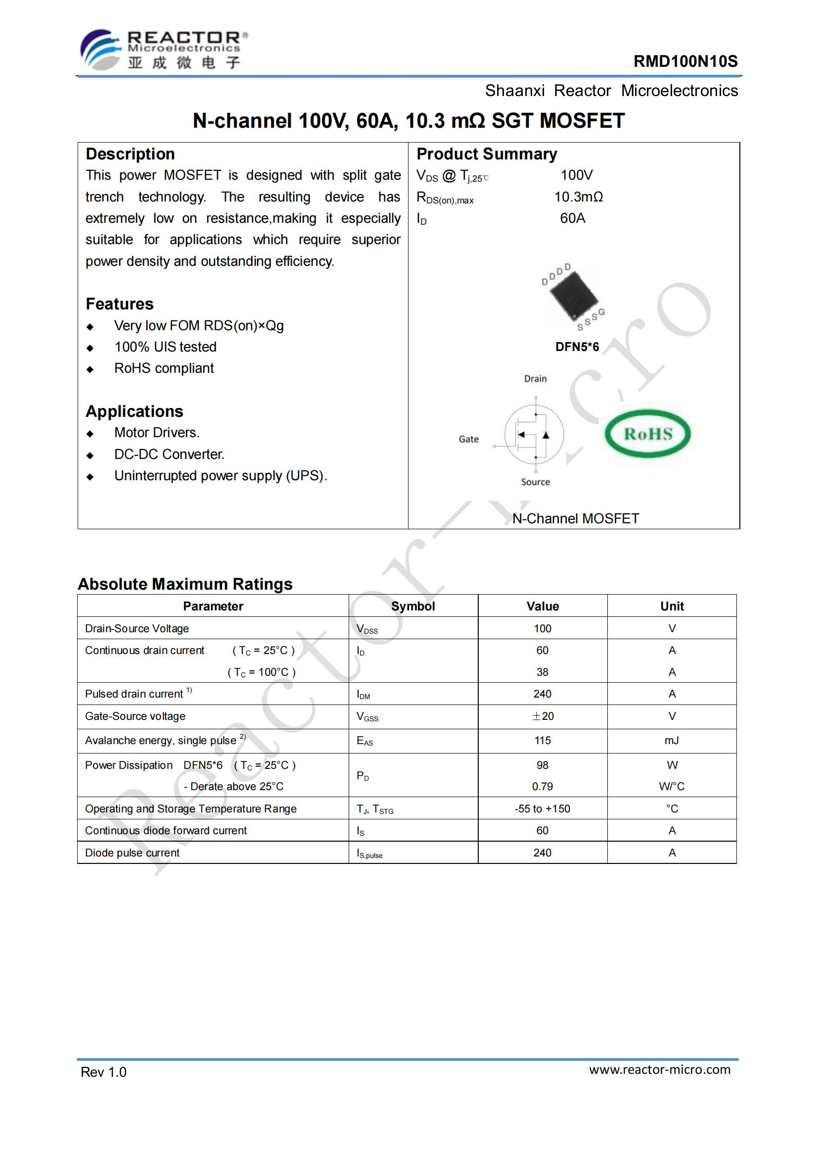 RMD100N10S_ReV1